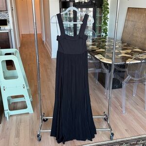 Maeve Maxi Tieback Black Dress